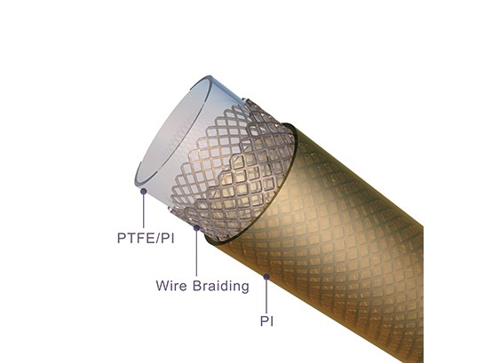 PI Reinforced Braiding Tube